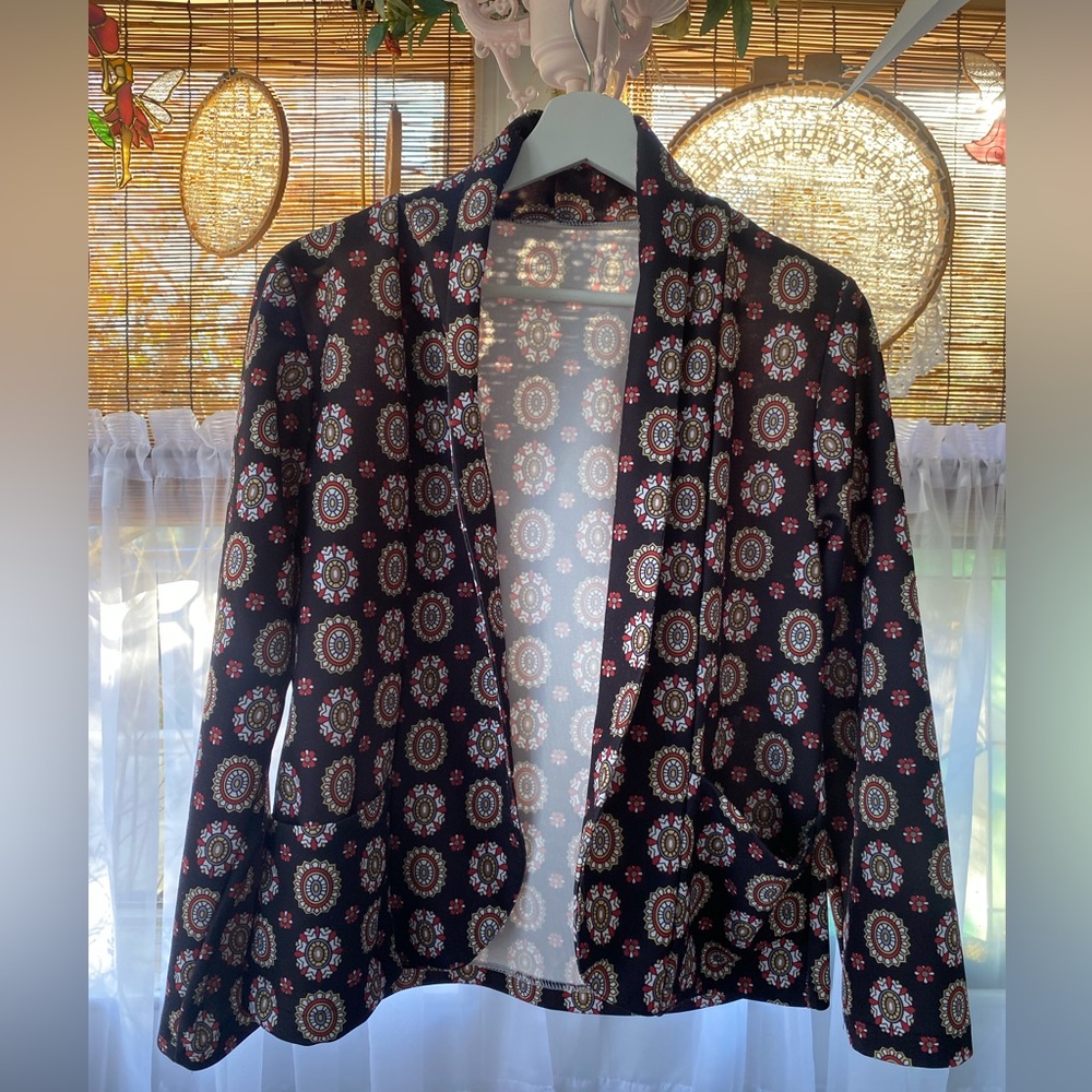 Vintage Italian Tapestry Printed Cardigan